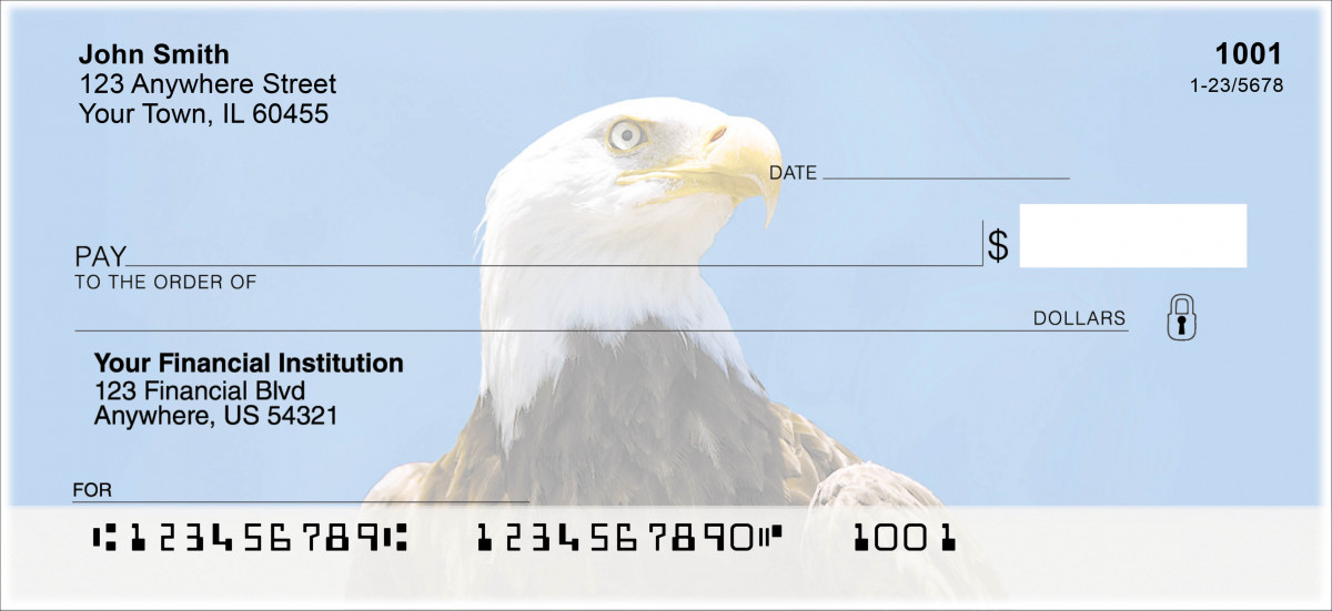 Image of Bald Eagles Personal Checks