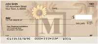 Sunflowers Monogram - M