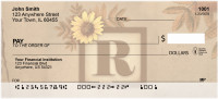 Sunflowers Monogram - R