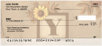 Sunflowers Monogram - Y