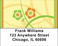 Warm Spring Florals Address Labels | LBBBD-14