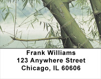 Through The Bamboo Address Labels | LBNAT-37