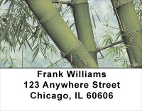 Through The Bamboo Address Labels | LBNAT-37