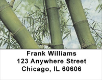 Through The Bamboo Address Labels | LBNAT-37