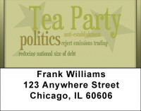 Tea Party Positions Address Labels
