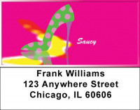 Hot Pink And Saucy Address Labels