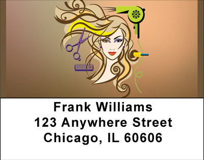 Salon Glamour Address Labels | LBBBB-45