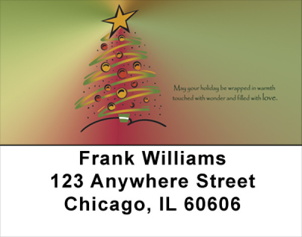 Holiday Filled With Love Address Labels | LBXMS-53