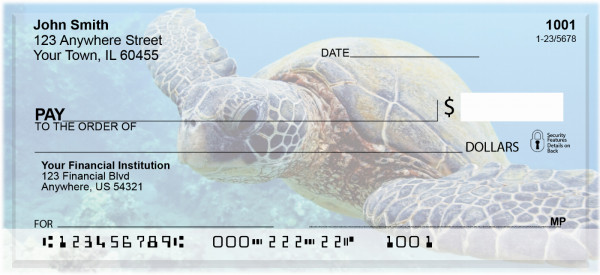 Sea Turtles Personal Checks | QBD-41
