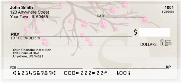 Cherry Blossom Serenity - C Personal Checks