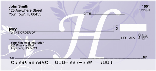 Purple Prosperity -H Personal Checks
