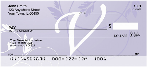 Purple Prosperity -V Personal Checks | QBL-03