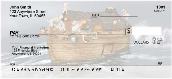 Noah And The Ark Personal Checks | QBO-93
